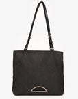Christian D1OR 2001 Grey Denim Maris Pearl Tote