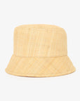 PRD Beige Straw Triangle Logo Bucket Hat Size S