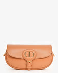 Christian D1OR Brown Leather East West 'Bobby' Bag