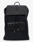 Christian D1OR 2022 Navy/Black Leather/Nylon Motion Oblique Backpack