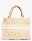 Christian D1OR 2023 Gold Monogram Medium Book Tote