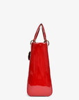 Christian D1OR 2011 Red Patent Leather Large Lady D1OR