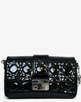 Christian D1OR Black Patent Leather 'Miss D1OR' Crossbody Bag