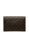 Brown LV Monogram Pochette Rabat 23 Clutch Bag