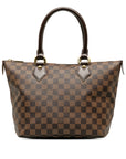Brown LV Damier Ebene Saleya PM HandBag