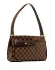 Brown LV Damier Ebene AuBagne Shoulder Bag