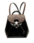 Black LV Monogram Vernis Hot Springs Backpack