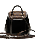 Black LV Monogram Vernis Hot Springs Backpack