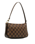 Brown LV Damier Ebene Navona Shoulder Bag