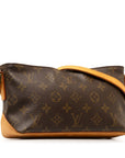 Brown LV Monogram Trotteur Crossbody Bag