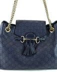 Emily Large GCCIssima Leather Flap Bag