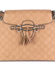 Emily GCCIssima Leather Large Bag
