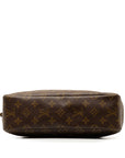 Brown LV Monogram Trousse Toilette 28 Pouch