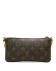 Brown LV Monogram Pochette Milla MM Shoulder Bag
