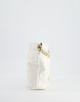*HOT* CH Mini 22 Bag in White Calfskin with Gold Hardware