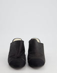 *FIRE PRICE* CH Black Embellished Mules with Silver Logo Size EU 37