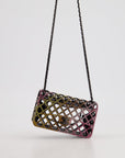 *RARE* CH 24C Multi-Colour Crystal Runway Mini Rectangular Flap Bag