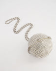 *RARE* CH 2008 Crystal Ball Bag with Silver Hardware and Woven Chain Strap