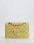 *RARE COLOUR* CH Small Classic Double Flap Bag in Butter Yellow Caviar Leather with Champagne Gold Hardware