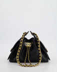 *RARE* CH 26C Mini 25 Handbag in Black Caviar Leather with Brushed Gold Hardware