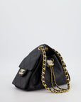 *RARE* CH 26C Mini 25 Handbag in Black Caviar Leather with Brushed Gold Hardware