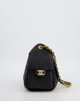 *RARE* CH 26C Mini 25 Handbag in Black Caviar Leather with Brushed Gold Hardware