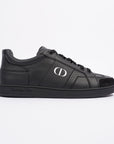Christian D1OR CD Low Top Sneaker Black Leather EU 38.5 UK 5.5