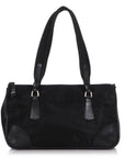 PRD Black Nylon Shoulder Bag
