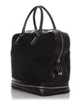 PRD Black Nylon and Leather Expandable Bag