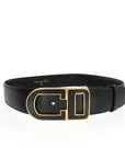 CHRISTIAN D1OR Belt in Black Leather