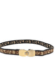 CHRISTIAN D1OR Belt in Beige Fabric