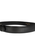 CHRISTIAN D1OR Belt in Black Leather