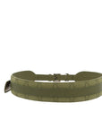 CHRISTIAN D1OR Belt in Green Fabric