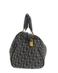CHRISTIAN D1OR Bowling Handbag in Blue Fabric