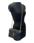 YSL Envelope Bag in Black