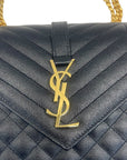 YSL Envelope Bag in Black