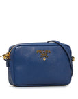 PRD Crossbody Bag Small Blue Saffiano