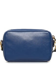 PRD Crossbody Bag Small Blue Saffiano