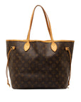 Brown LV Monogram Neverfull MM Tote Bag