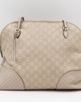 Bree Shoulder Bag White GCCIssima Leather