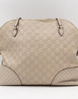 Bree Shoulder Bag White GCCIssima Leather