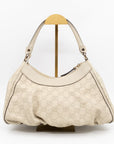 Abbey D-Ring Shoulder Bag Beige GCCIssima Leather