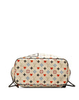 Beige LV Monogram Game On Neverfull MM Tote Bag
