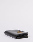 PRD Black Leather Compact Wallet
