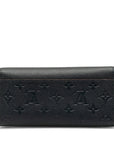 Blue LV Monogram Empreinte Portefeuille Sarah Wallet