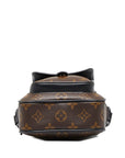 Brown LV Monogram Macassar Christopher Wearable Crossbody Bag