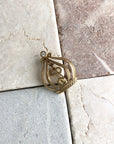 Christian D1OR Brooch Gold Vintage cejdz6