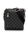 Black LV Damier Infini Discovery Messenger Crossbody Bag