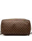 Brown LV Damier Ebene Neverfull GM Tote Bag