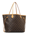 Brown LV Monogram Neverfull MM Tote Bag